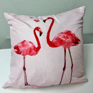 PINK FLAMINGO PILLOW